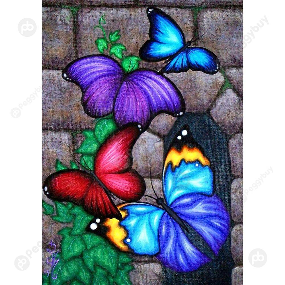 

Colorful Butterflies - Special Shaped Diamond Painting - 30*40CM, 501 Original