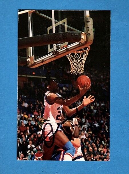 CHARLES JONES-WASHINGTON BULLETS AUTOGRAPHED PC SIZED COLOR Photo Poster painting