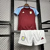 2024/2025 Aston Villa Home Football Shirt Kids Size 1:1 Thai Quality