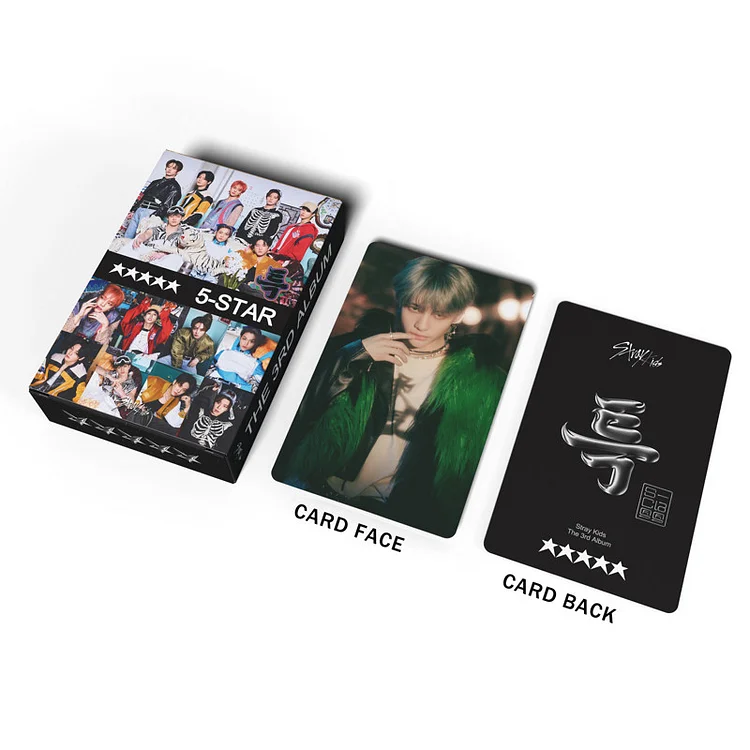Stray Kids 5-Star Album Photo Cards (55 Cards) – Kpop Exchange