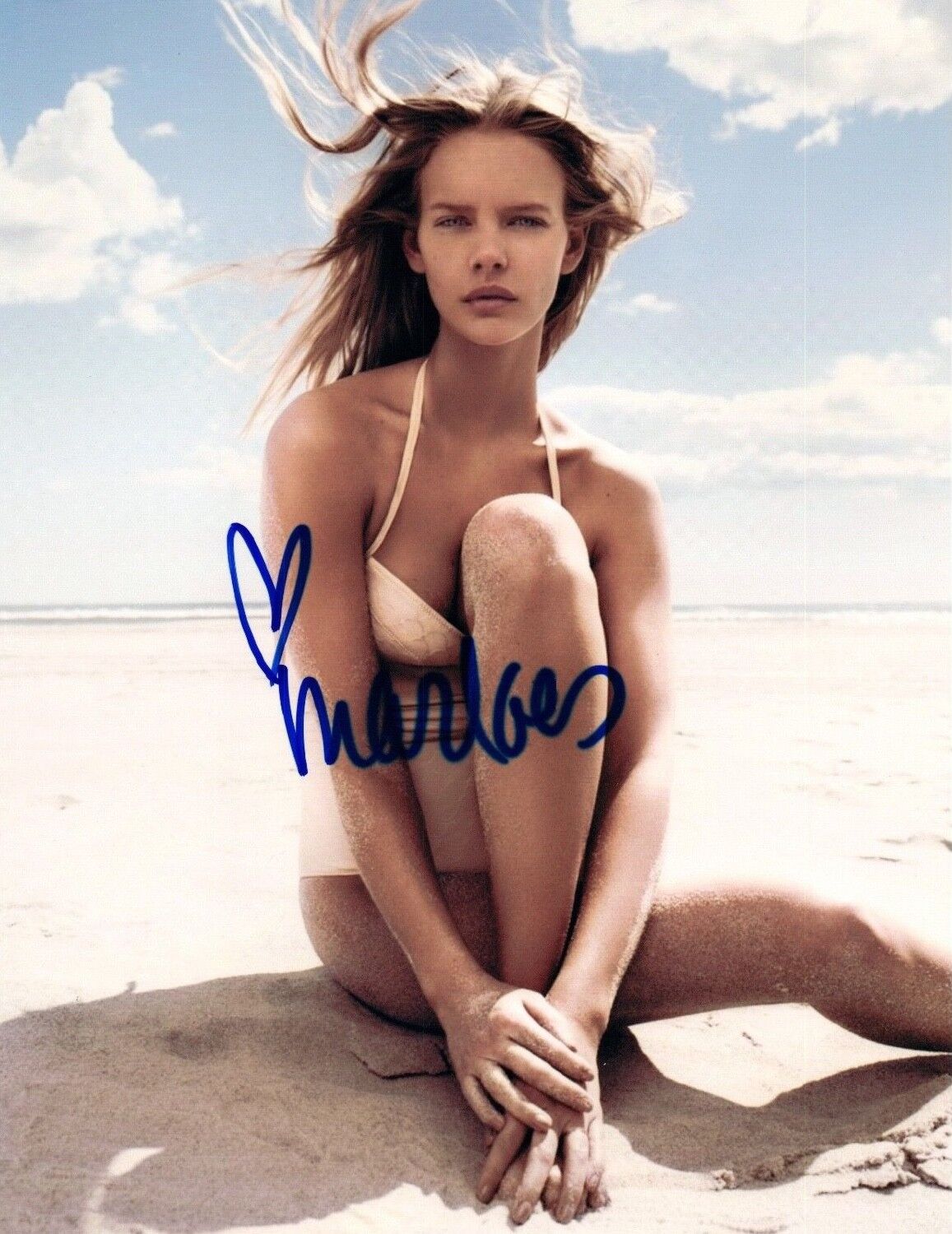 Marloes Horst Signed Autographed 8x10 Photo Poster painting Sexy Hot Model COA VD