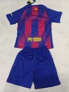 Joyfball 2025/2026 Kids Size  Barcelona Home Football Shirt 1:1 Thai Quality
