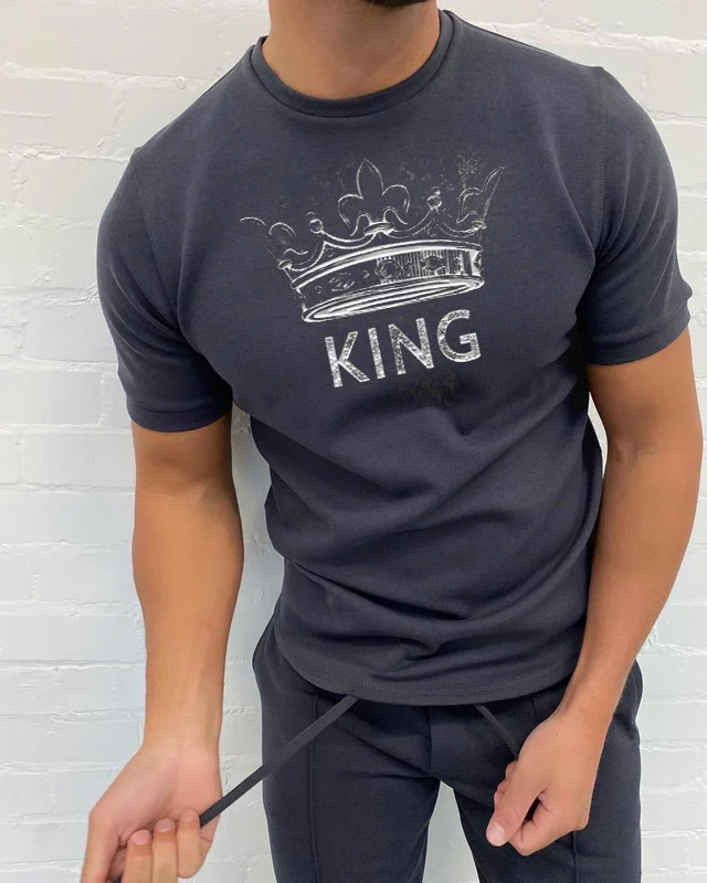 KING'S CROWN Printed Casual T-shirt