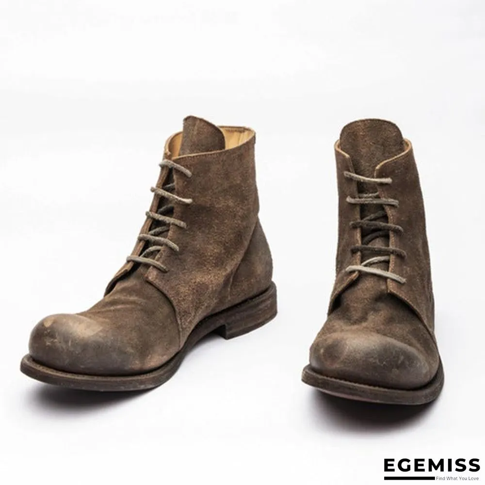 Low Slope with Generous Head Thin Belt Retro Boys 100 Leisure Short Winter Boots | EGEMISS