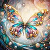 Butterfly- Square AB Drills Diamond Painting(35x35cm)