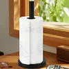 Stainless Steel Free Standing Paper Roll Holder for Kitchen Bathroom Countertop