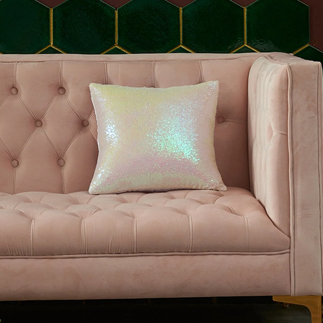 Cushion Cover 40*40cm Luxury Mermaid Glitter Pillow Pillowcase with Sequin  Throw pillows Home Decor Pillow Cases