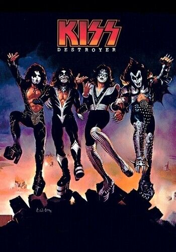 KISS POSTER - DESTROYER ALBUM ART LP COVER - Photo Poster painting QUALITY INSERT -  POST!