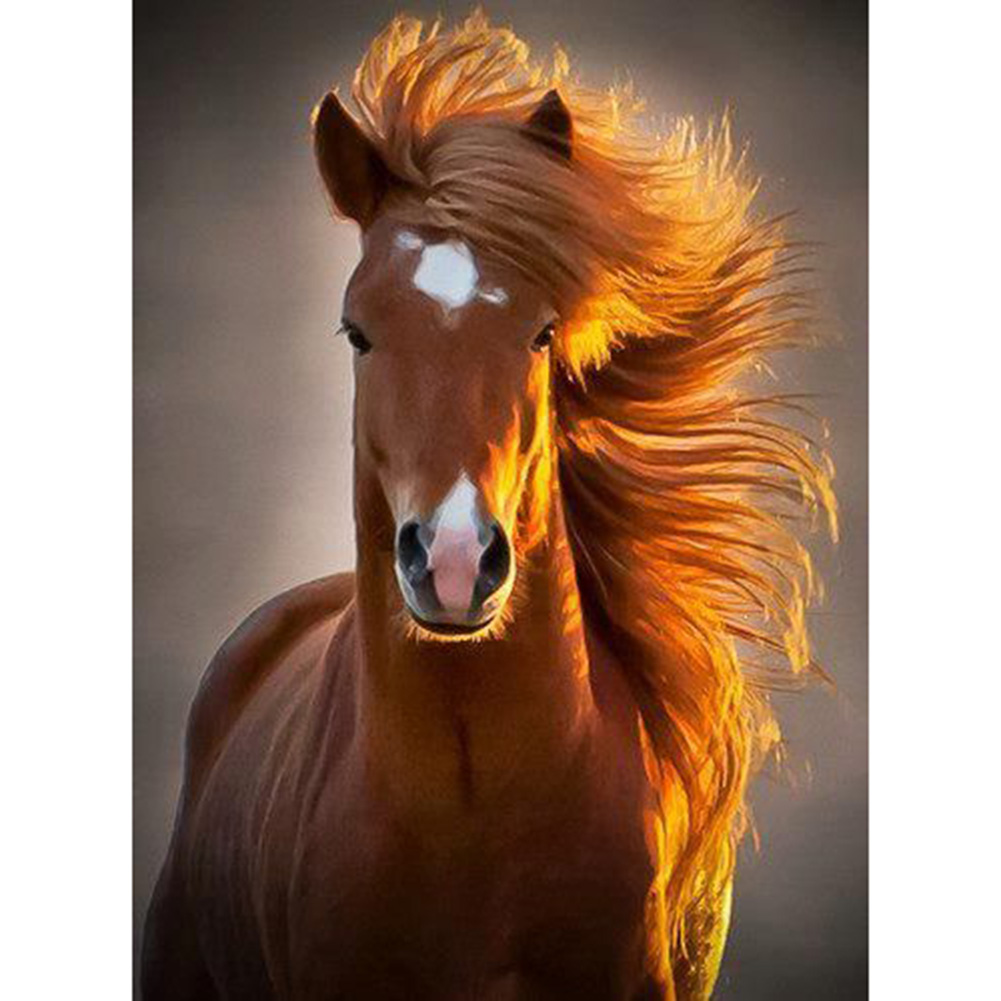 

Horse in Wind - Round Drill Diamond Painting - 30*40CM, 501 Original