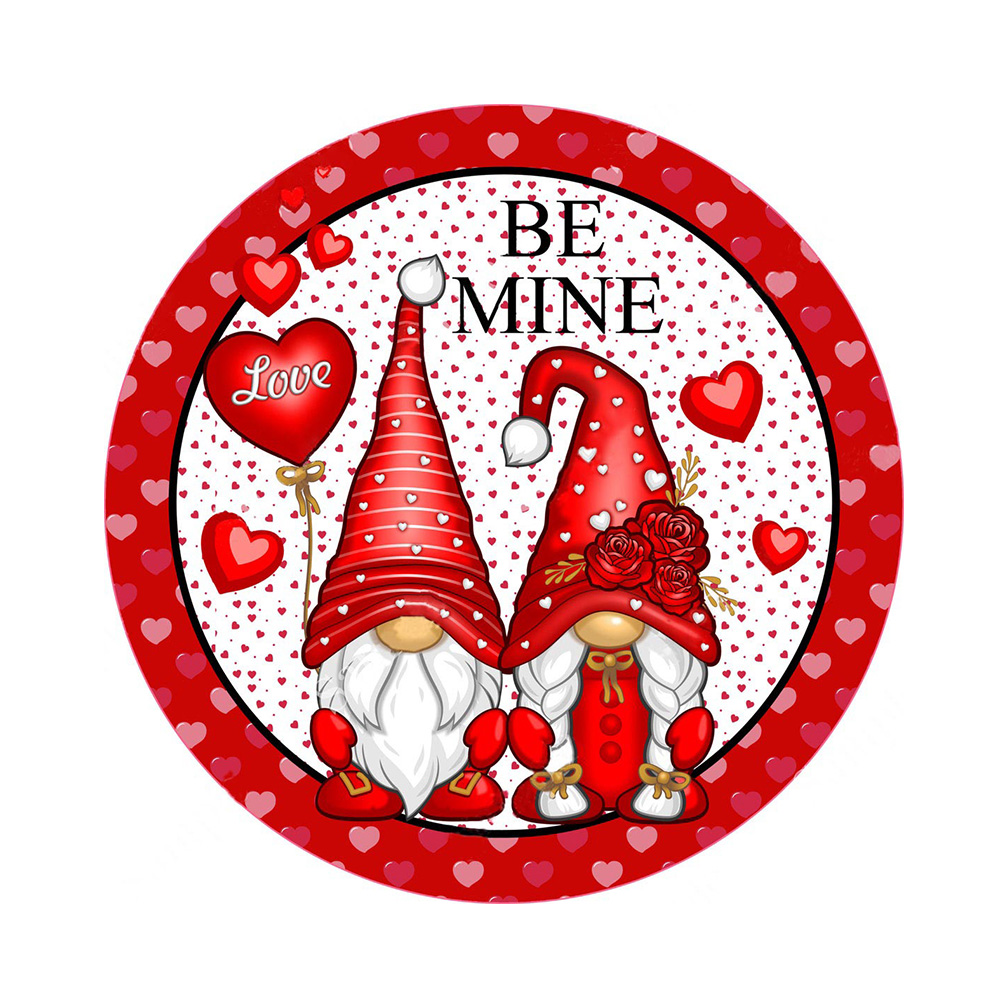 

35*35CM - Round Drill Diamond Painting - Valentines Day Goblin, 501 Original