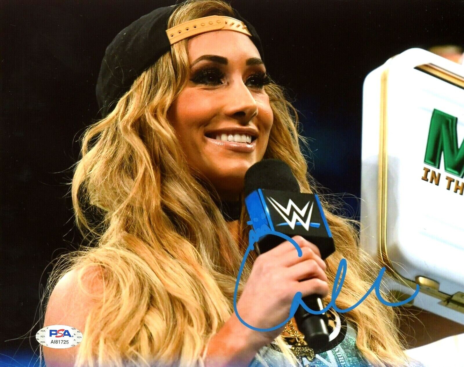 WWE CARMELLA HAND SIGNED AUTOGRAPHED 8X10 Photo Poster painting WITH PROOF AND PSA DNA COA 38