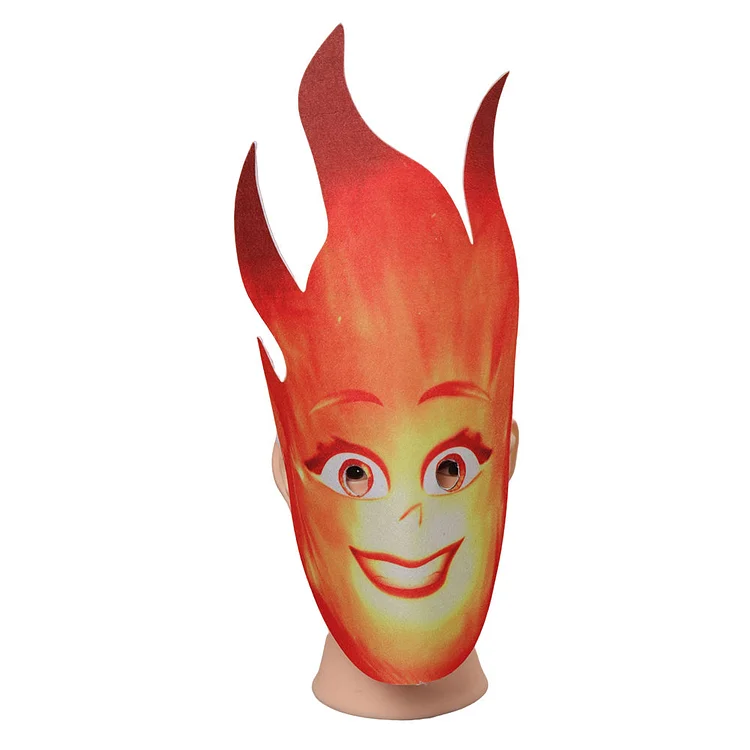 Elemental Ember Mask Cosplay Latex Masks Helmet Masquerade Halloween Party Costume Props