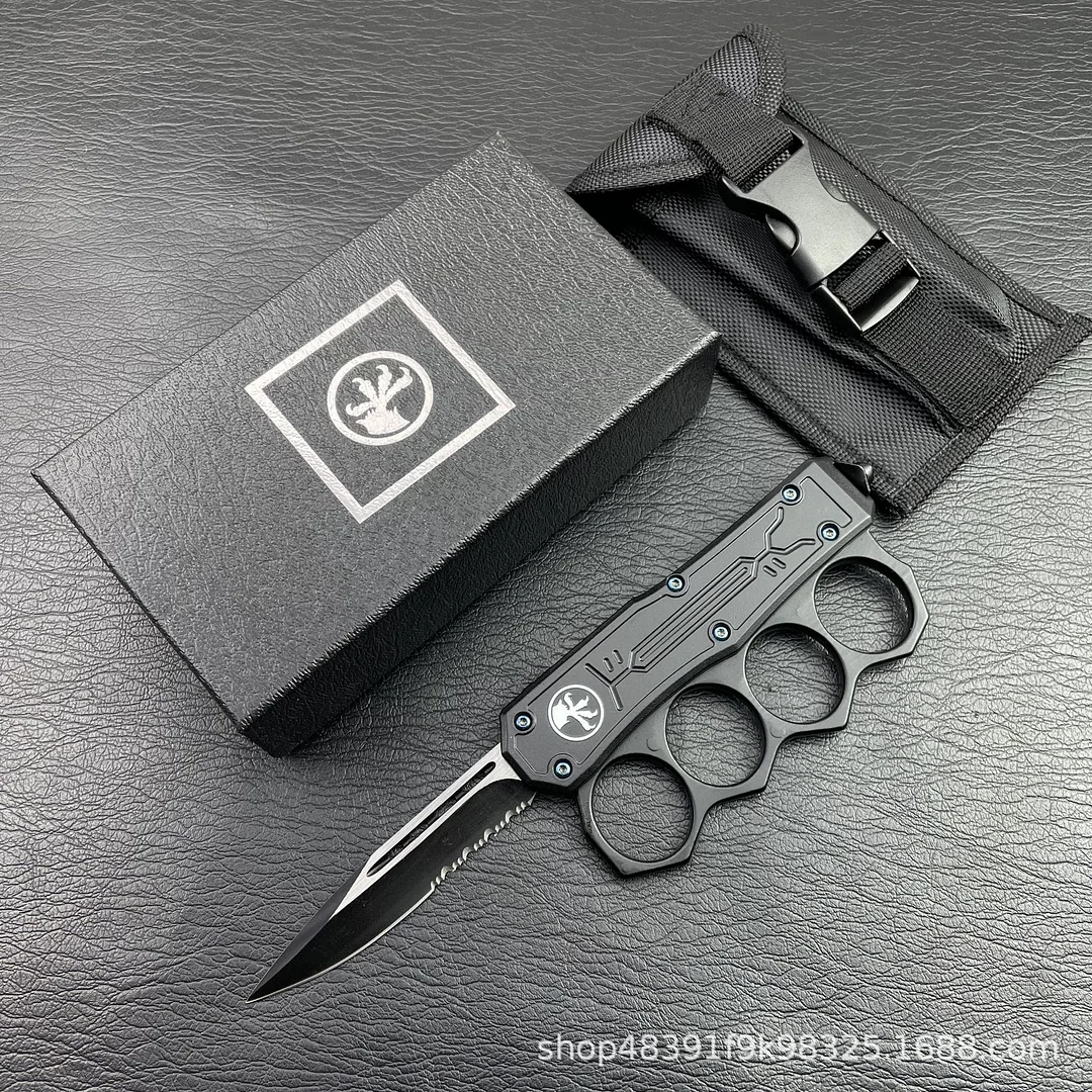 Outdoor multi-functional micro-technology wilderness survival camping knife, mountaineering equipment, portable EDC knife