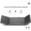 Clavier Bluetooth sans fil avec pavé tactile