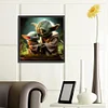 Yoda Star Wars - Rundbohrer Diamantmalerei - 40*40cm