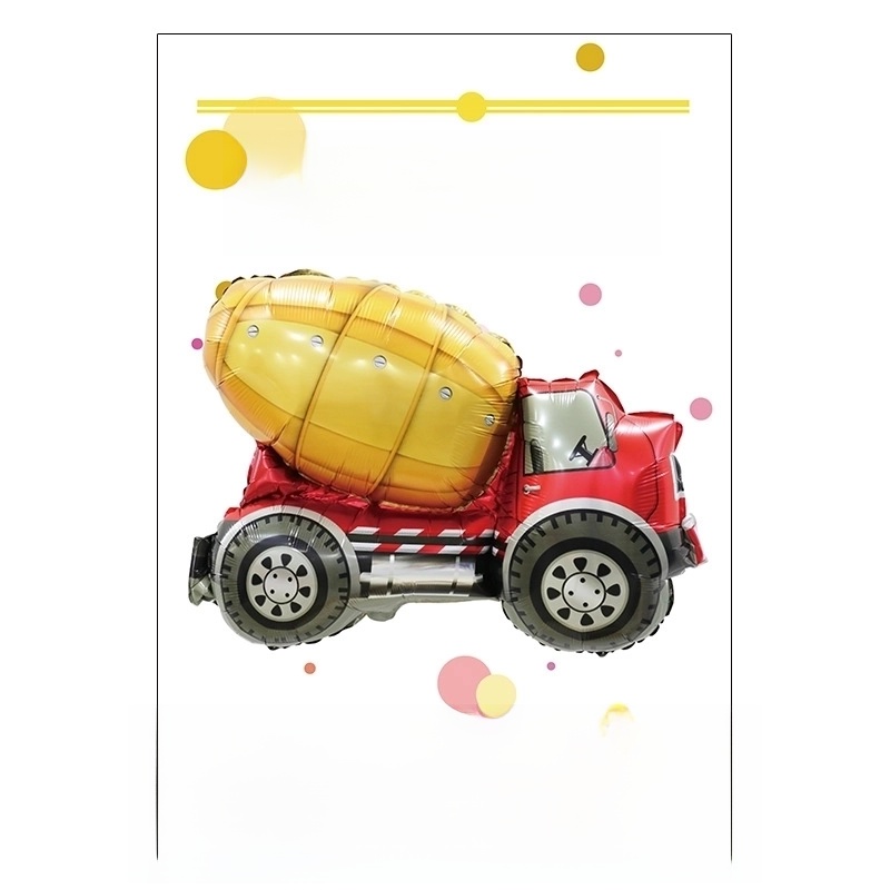 Birthday Cartoon Style Cute Car Airplane Aluminum Film Indoor Party Balloons