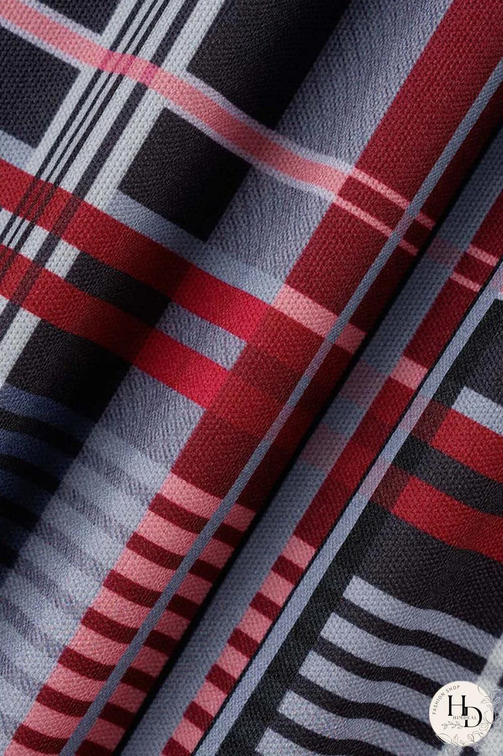 Apricot Fashion Casual Print Patchwork Regular High Waist Trousers