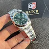 Rolex Datejust 41 m126300-0019 Stainless Steel on Oyster with Mint Green Dial and Smooth Bezel Super Clone