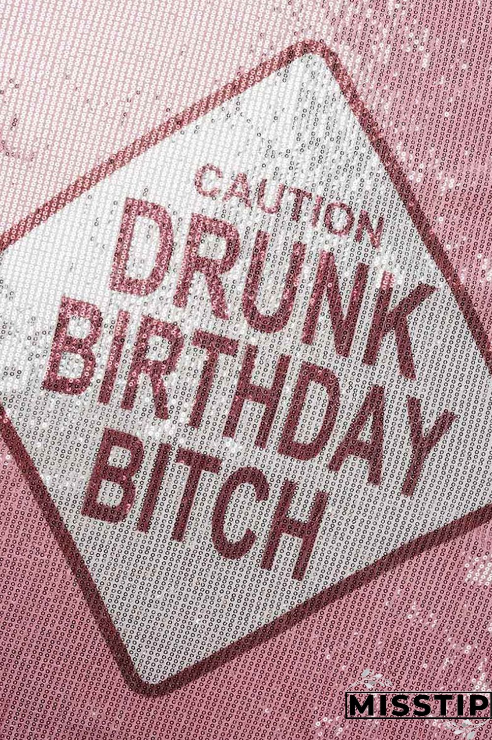 Rose Red Fashion Casual Patchwork Sequins O Neck A Line Dresses