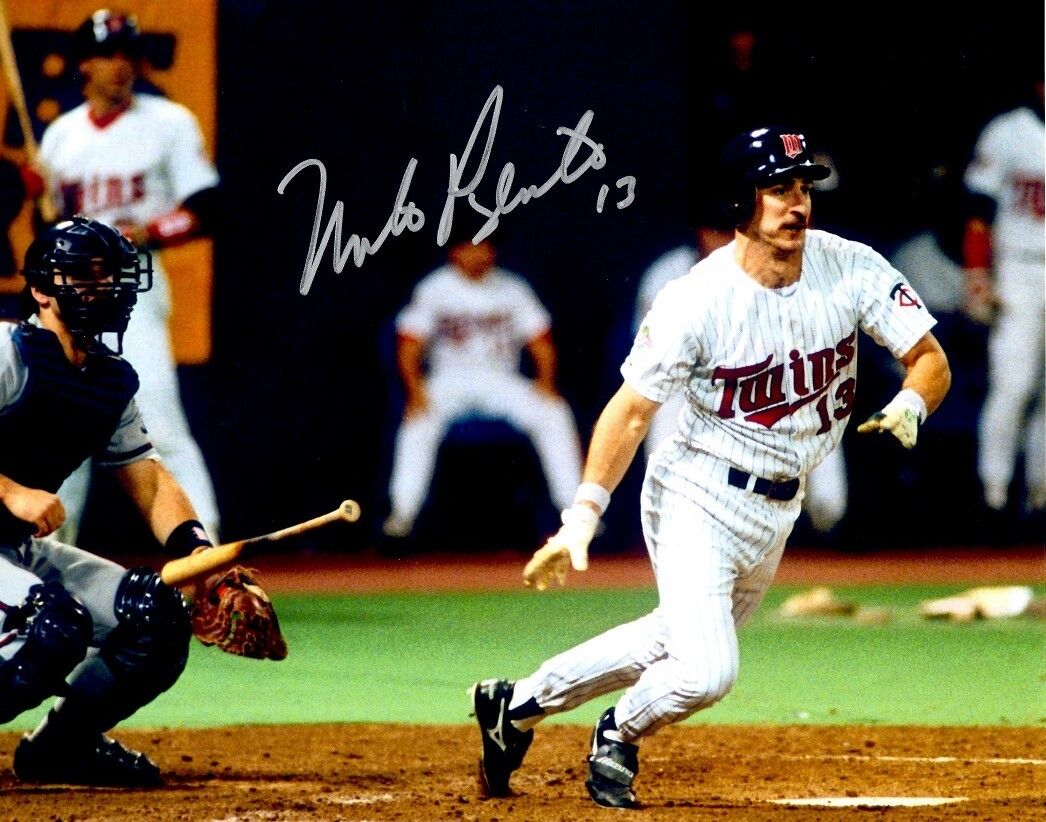 Signed 8x10 MIKE PAGLIARULO Minnestoa Twins Autographed Photo Poster painting - COA