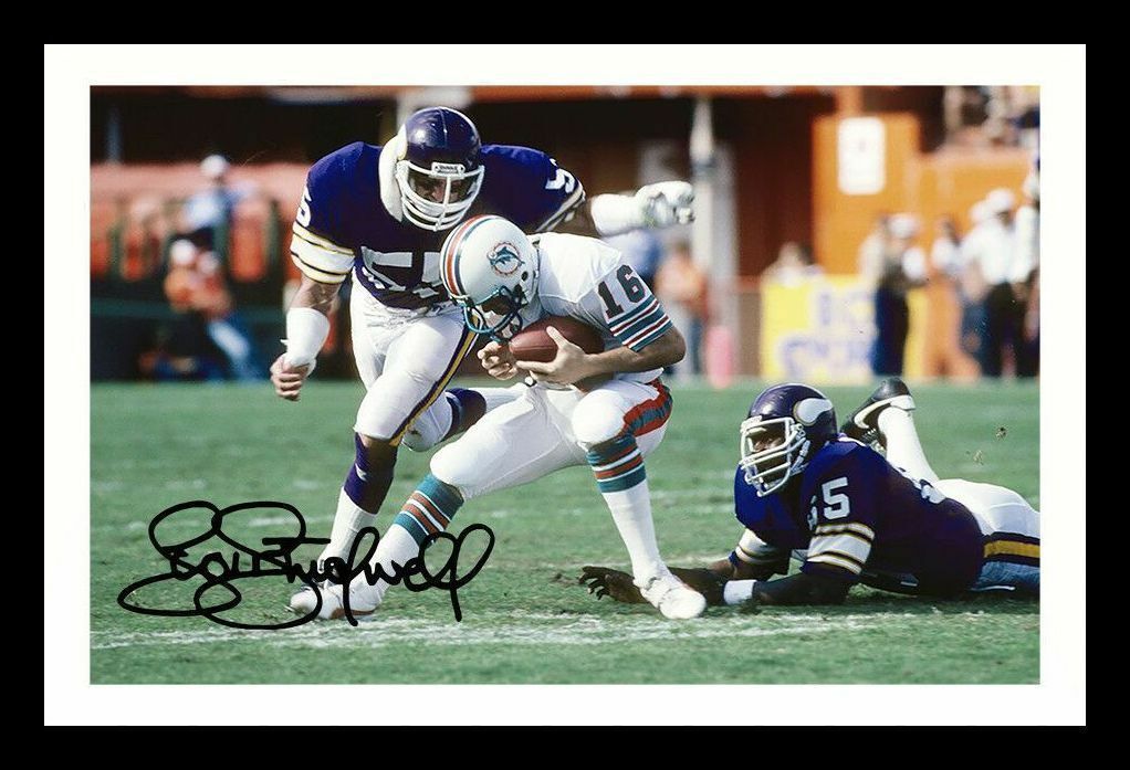 Scott Studwell - Minnesota Vikings Autograph Signed & Framed Photo Poster painting