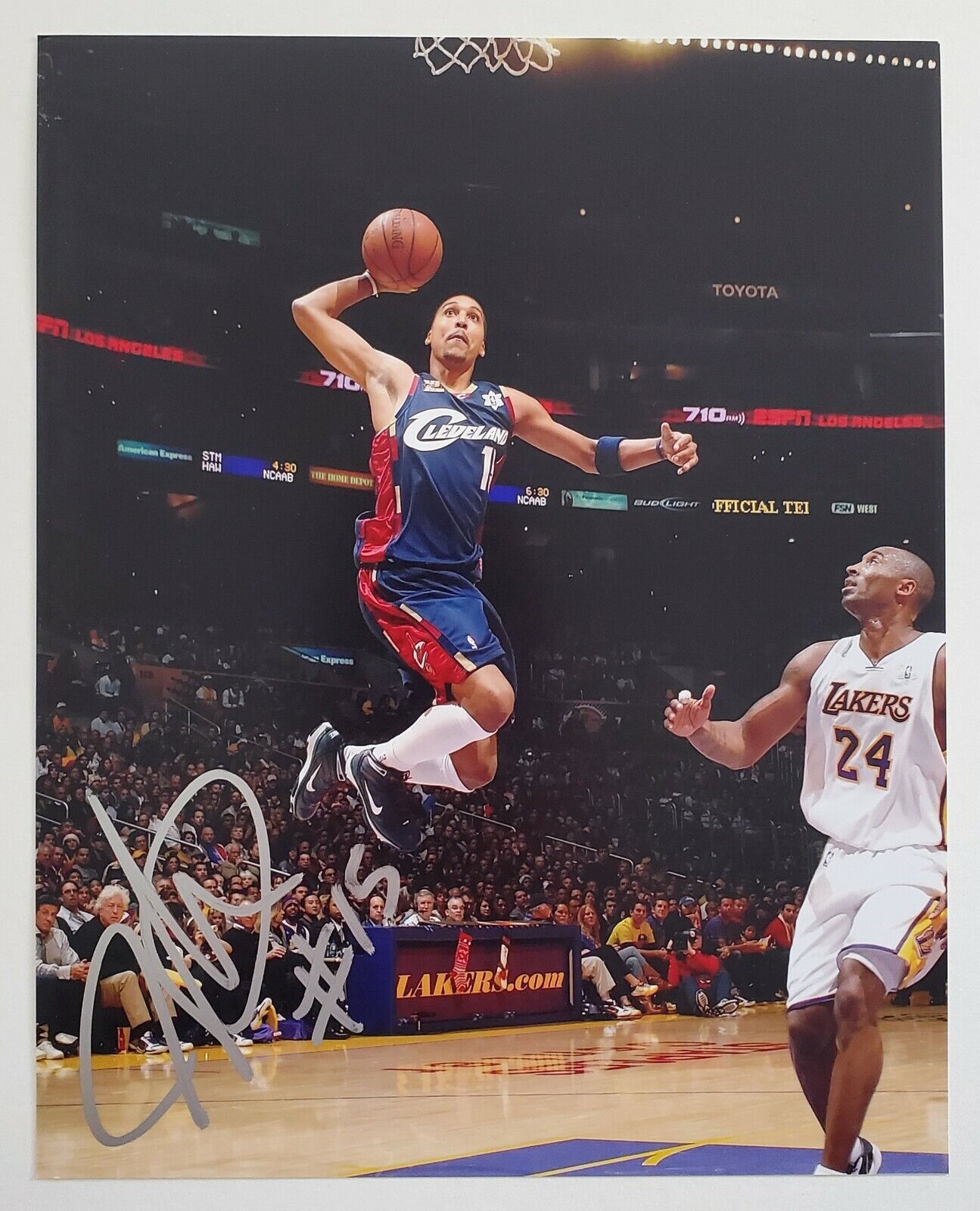 Jamario Moon Signed 8x10 Photo Poster painting NBA Cleveland Cavaliers All Rookie 2nd Team RAD