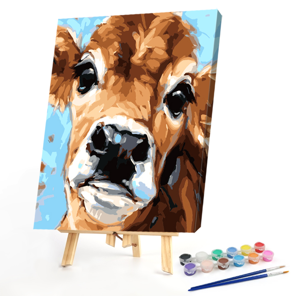 

40*50CM - Paint By Numbers - Cattle, 501 Original