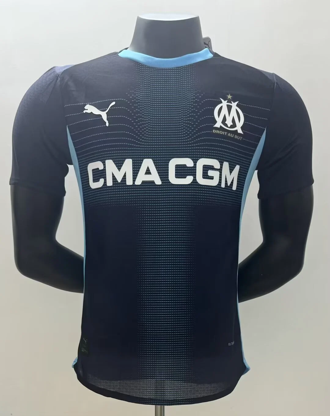 25/26 Marseille Away Player Version Men's Football T-Shirt