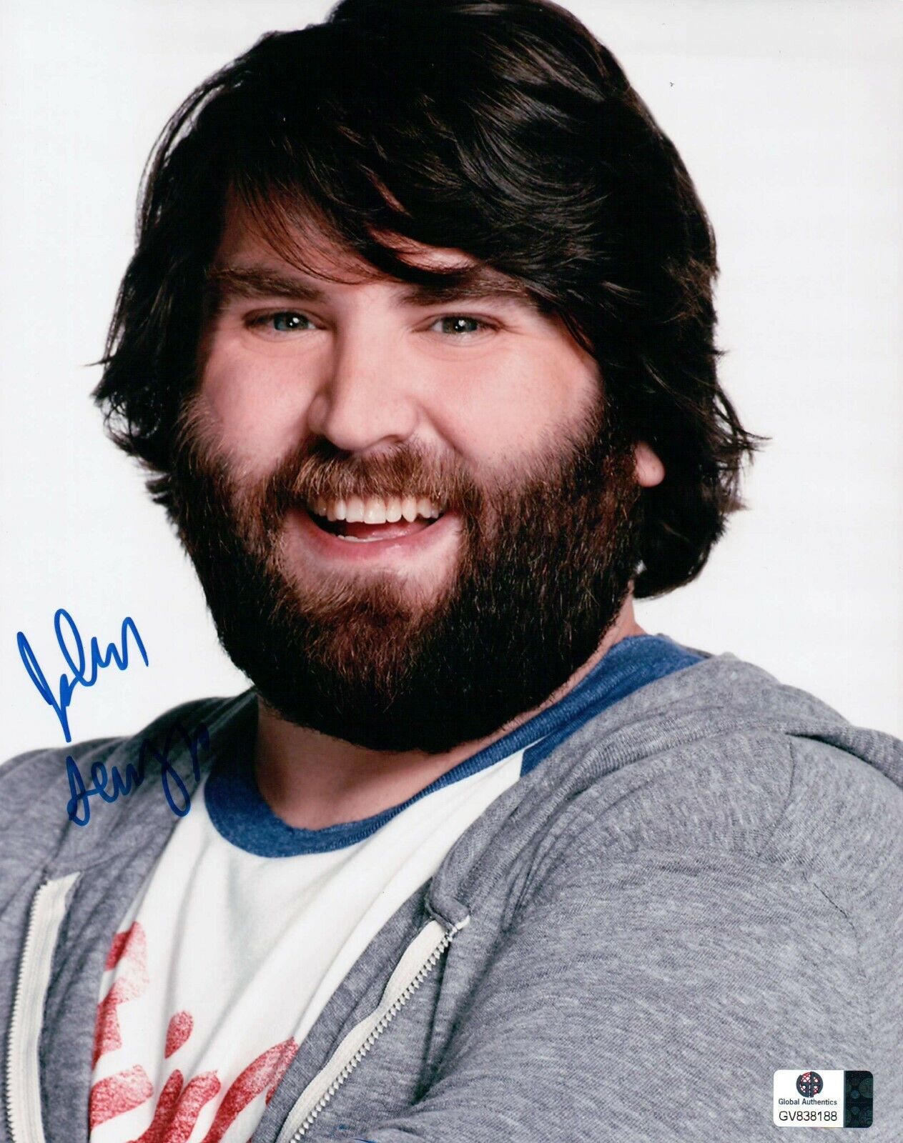 John Gemberling Signed Autographed 8X10 Photo Poster painting Sexy Smile Full Beard GV838188