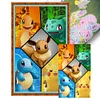 Pokémon-11CT Stamped Cross Stitch 40*65cm/15.75*25.59in(Big Size)