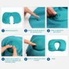 Cuscino portatile a forma di U con compressione per gonfiare