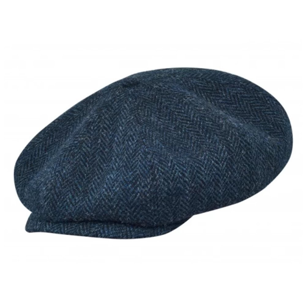 Vintage Cap Tweed-Blue