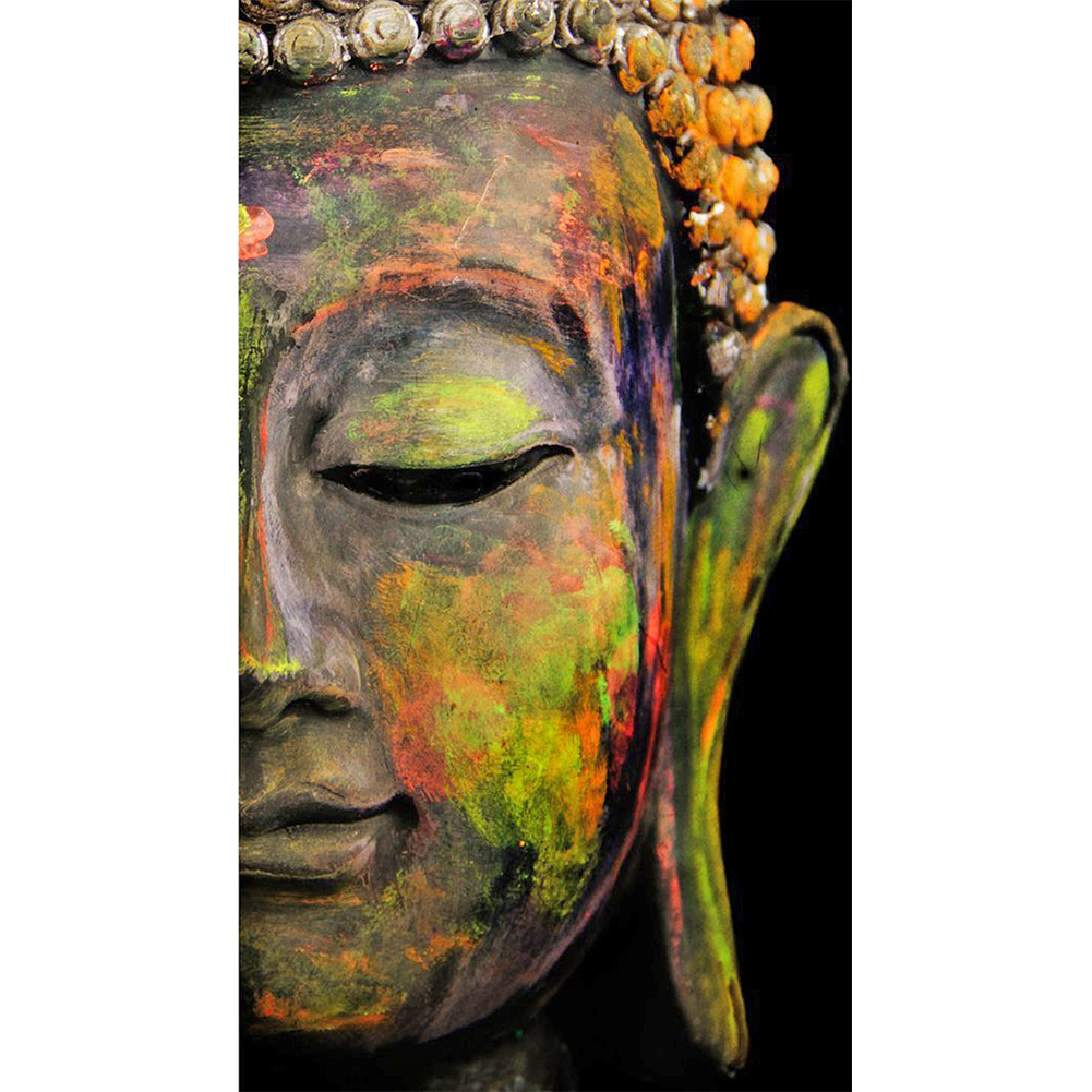 

80*45CM - Round Drill Diamond Painting - Buddha, 501 Original