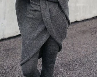 pornhint Pornhint Alpaca leggings, knit wool pants, woman gift, gray, navy, black, white trousers, wool skinny pants for her, winter leggings