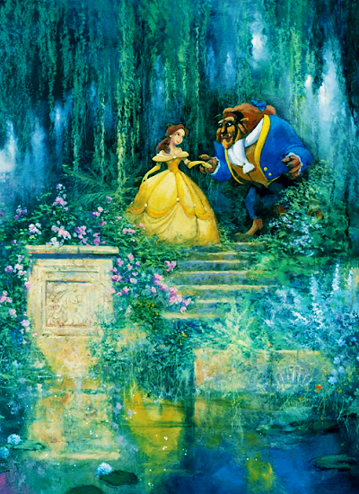 Beauty And The Beast Princess Bell - Full Round 40*50CM