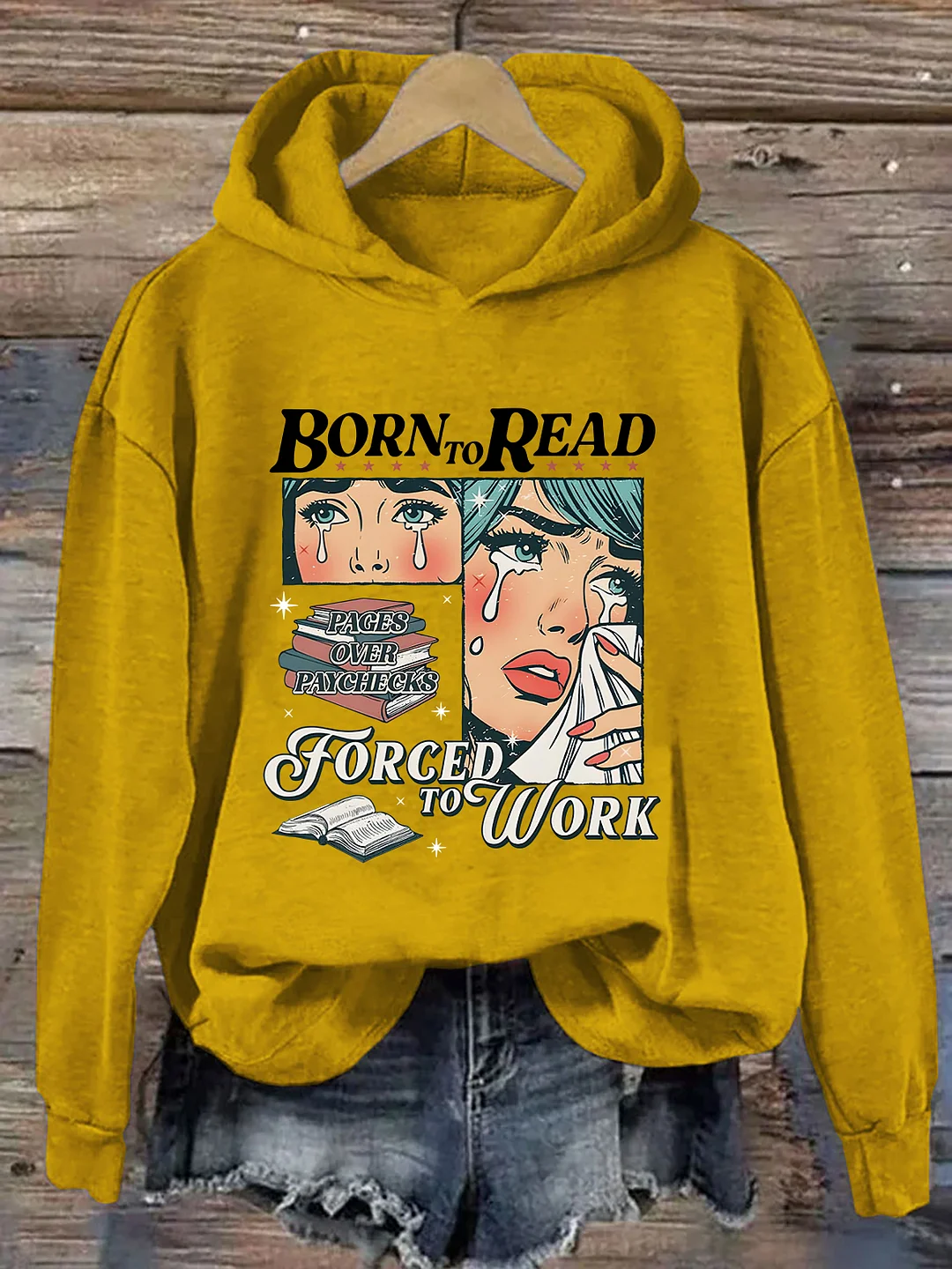Born To Read Bookish Hoodie