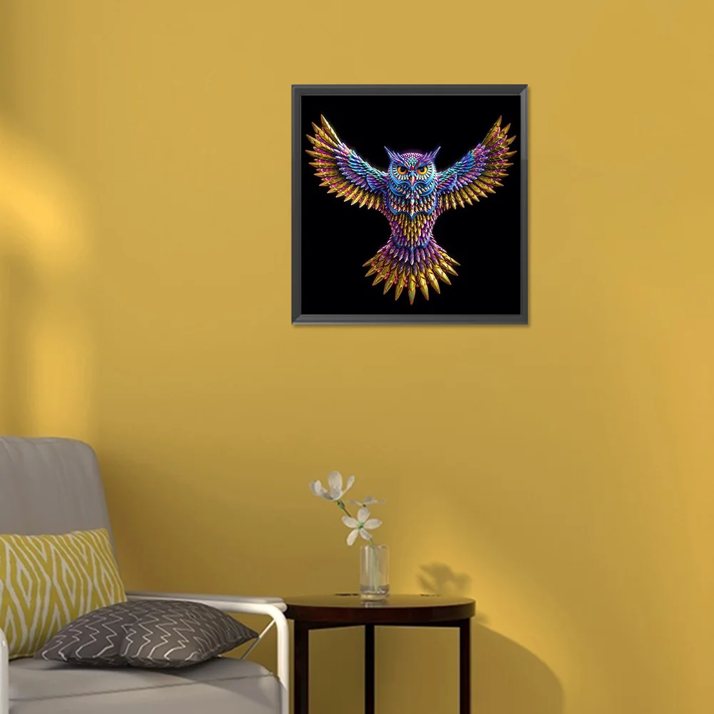 Full Round Diamond Painting 30*30cm - Owl