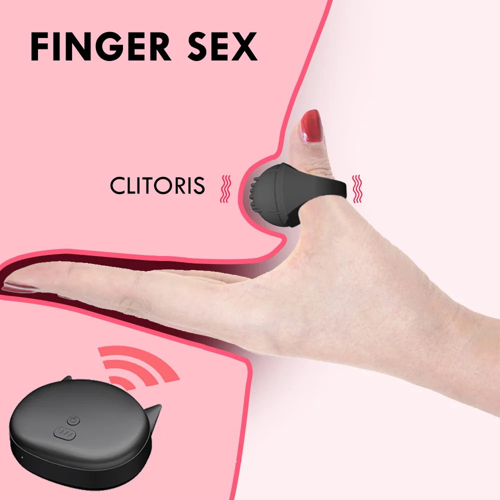 Finger Massage Ring Mini Vibrator Breast G-spot Clitoris Stimulator