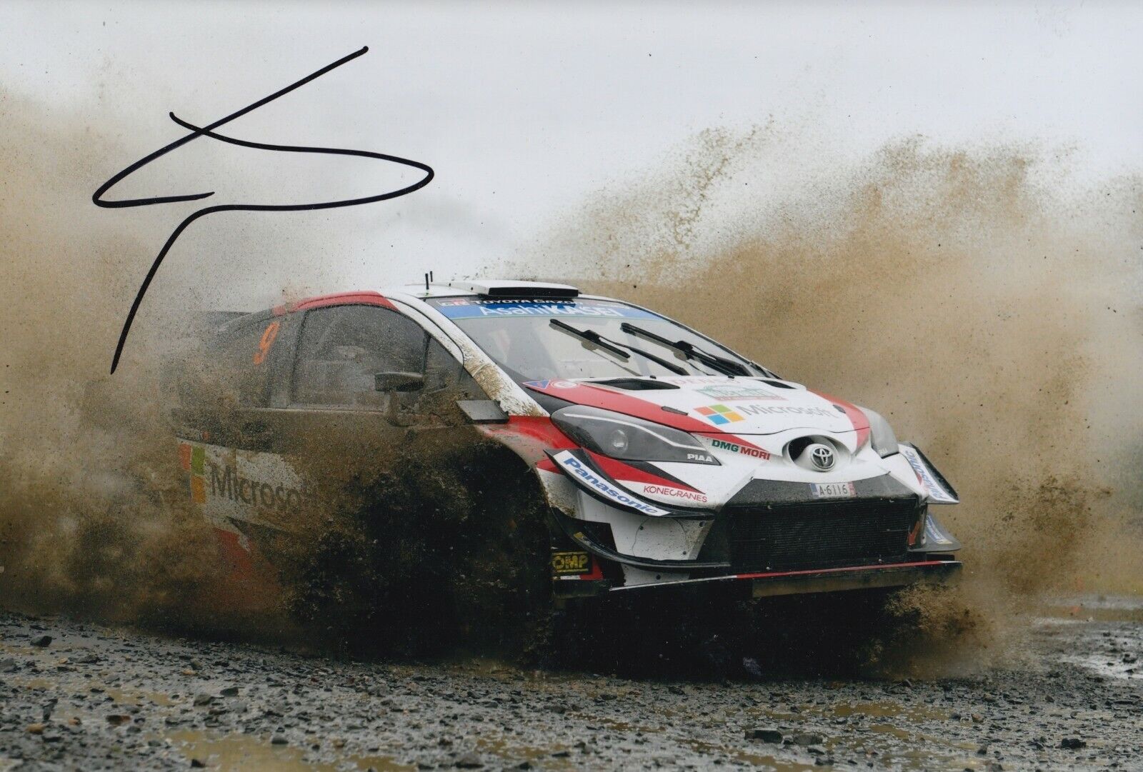 Esapekka Lappi Hand Signed 12x8 Photo Poster painting - Rally Autograph 2019.