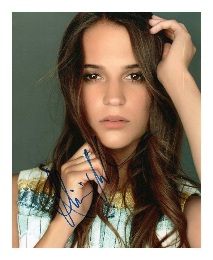 ALICIA VIKANDER AUTOGRAPHED SIGNED A4 PP POSTER Photo Poster painting PRINT 2