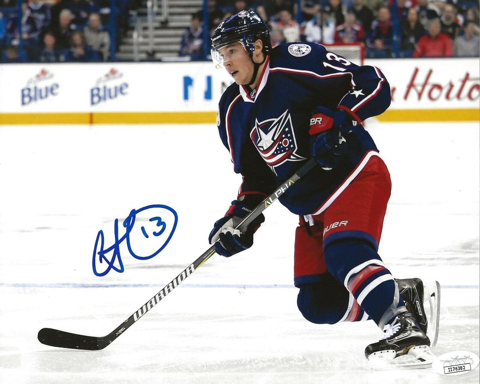 Cam Atkinson signed Columbus Blue Jackets 8x10 Photo Poster painting autographed JSA