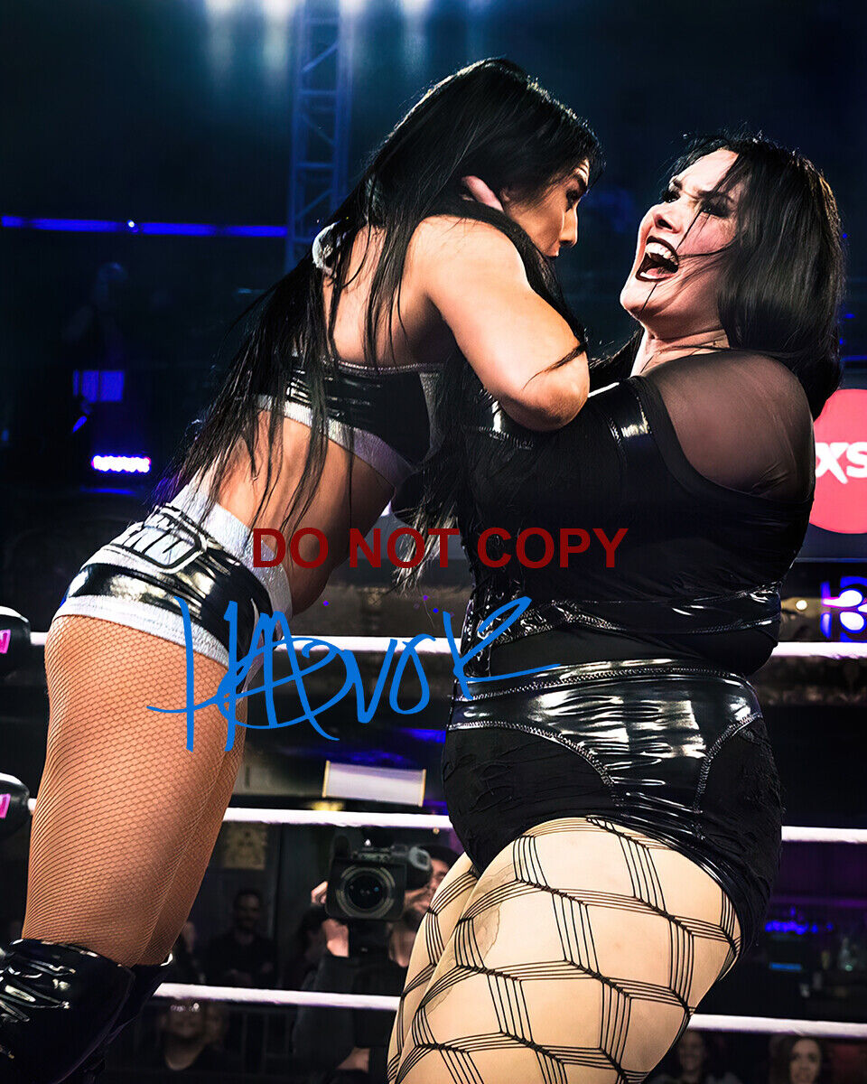 Impact Wrestling - Jessicka Havok - Autograph 8x10 Photo Poster painting (TNA - WOW) Reprint