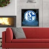 Wasser Fu&szlig;ball Schalke 04 - Rund Diamant Malerei - 40*40CM