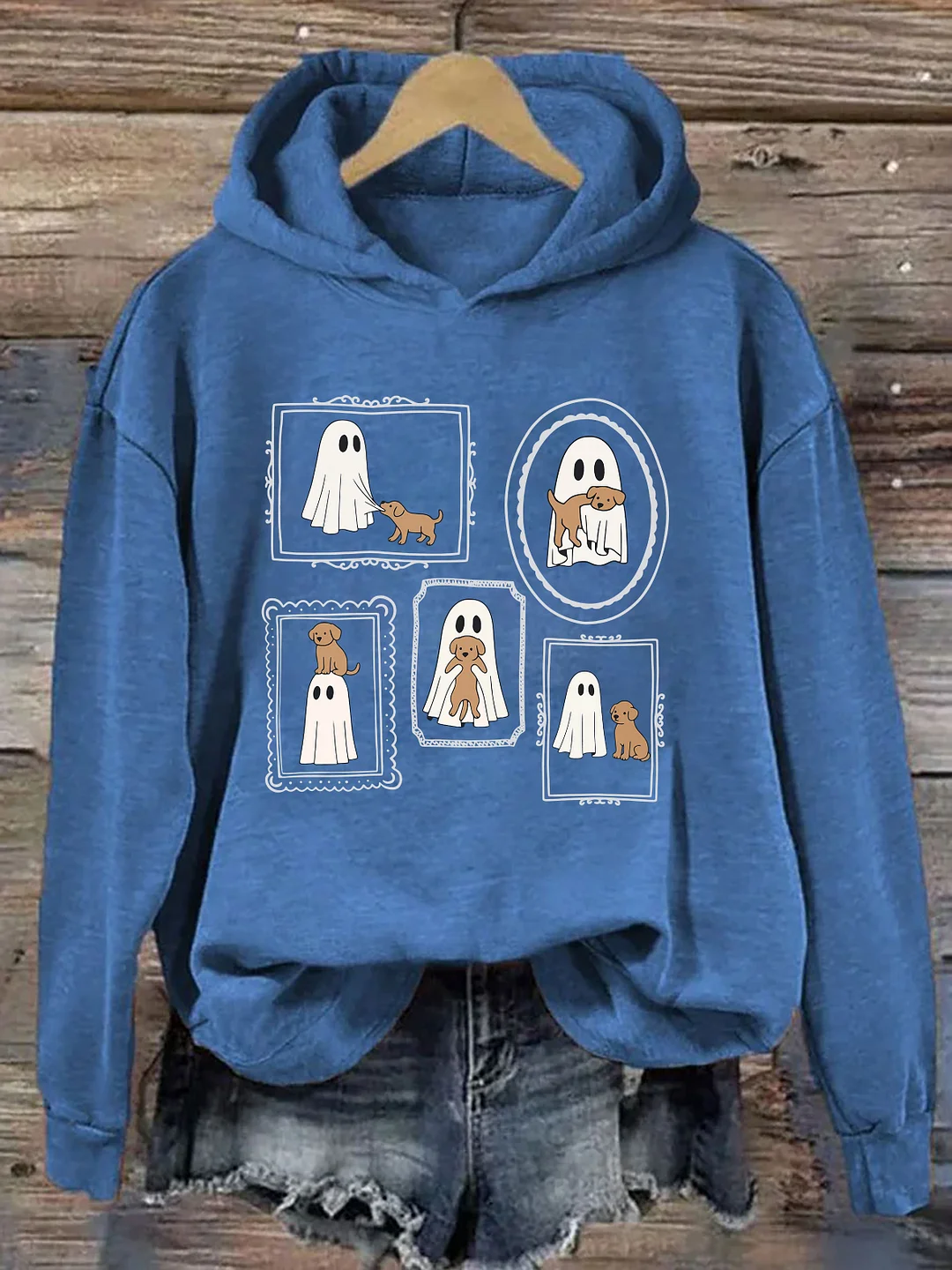 Ghosts And Dogs In Frames Hoodie