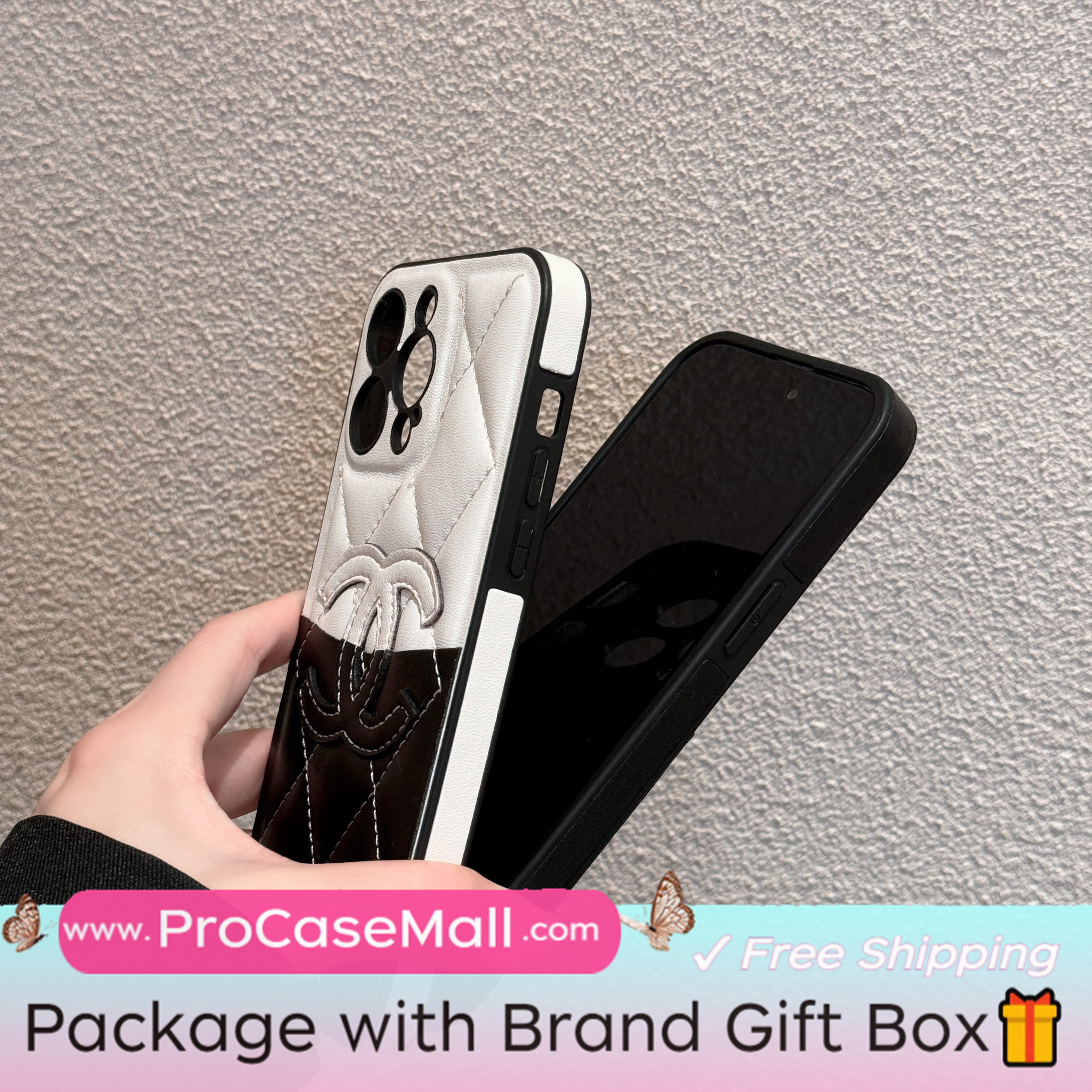 Premium Chanel Leather Apple iPhone Fashion Case