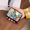 2pcs Butterfly Pattern Diamond Painting Fashion Card Holder Compact Coin Purse