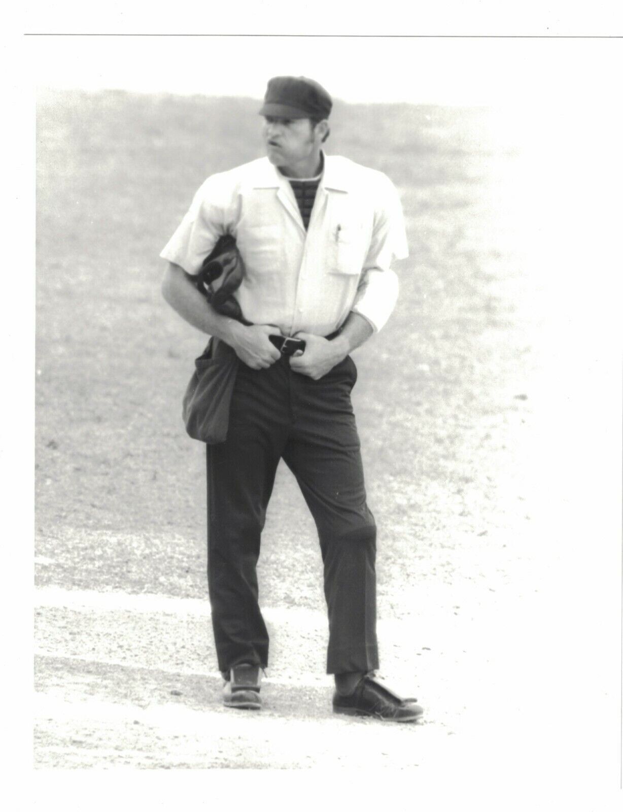 Dave Satch Davisdson Umpire 8x10 Vintage Baseball Photo Poster painting RH1