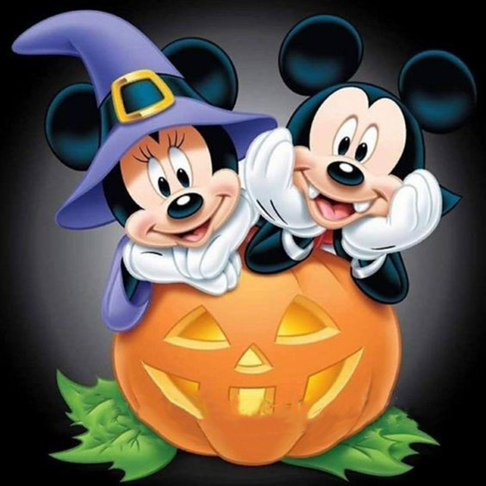 

Mickey Pumpkin - Round/Square Drill Diamond Painting 40*40CM, Round diamond 40*40cm, 501 Original