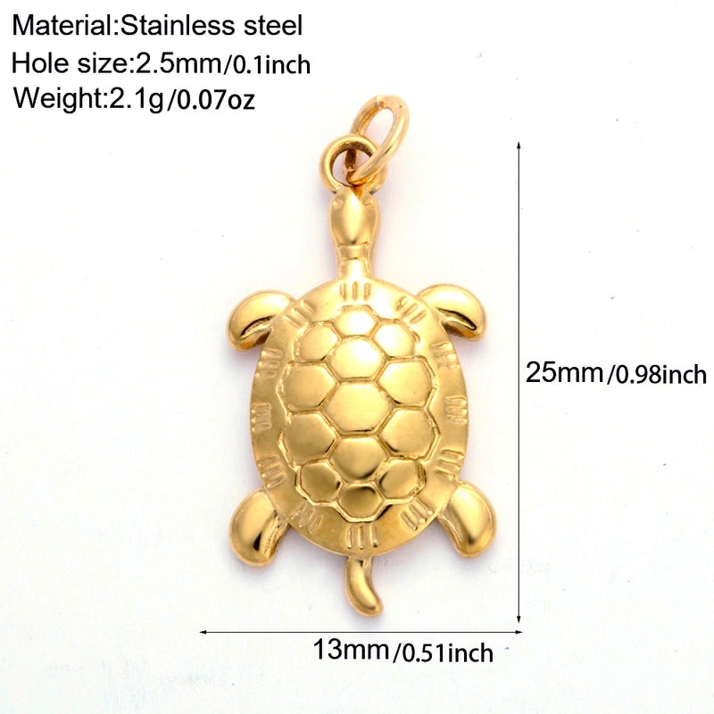 1 Piece 12*16mm 22*15mm 304 Stainless Steel Animal Snake Pendant Jewelry Accessories