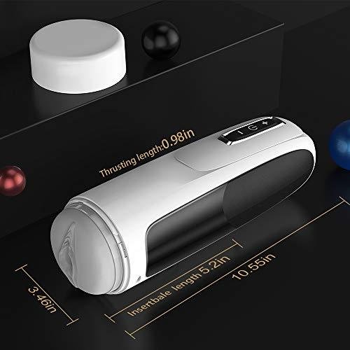 10-Pattern Telescoping Rotating Automatic Male Masturbator-FUNSEXDOLLS